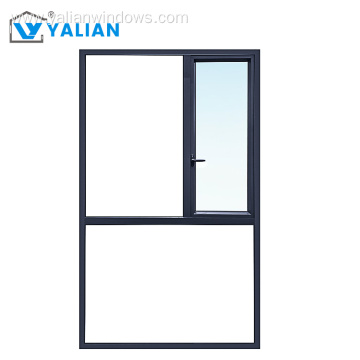 Casement Windows Aluminum Frames Double Soundproof Glazed
